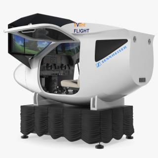 Mobile Flight Simulator Sennheiser Open 3D model