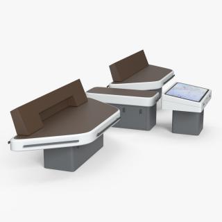 3D Ship Bridge Tables model