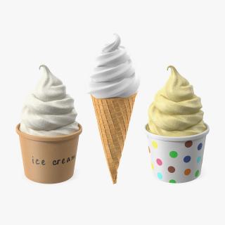 3D model Ice Cream Collection