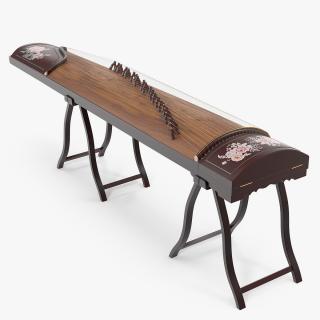 3D model Guzheng String Instrument Chinese Zither