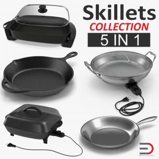 Skillets Collection 3D model