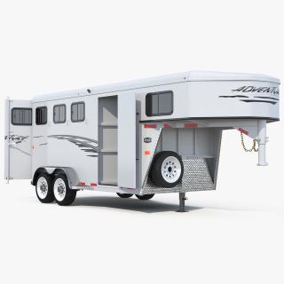 3D model Horse Trailer Rigged