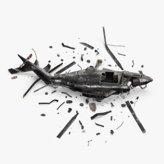 Agusta AW109S Wreck 3D model