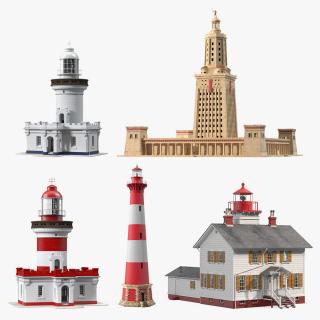 Lighthouses Collection 3 3D model