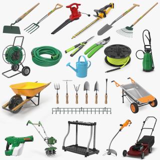 3D Garden Tools Collection 11