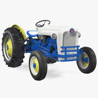 Restored Vintage Tractor 3D model