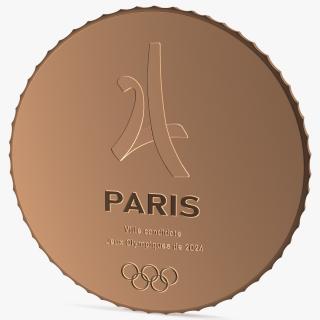 3D Bronze Olympic Medal Paris 2024