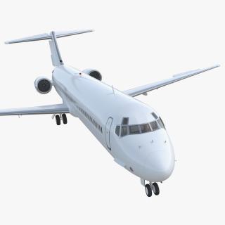 McDonnell Douglas MD88 Generic Rigged 3D