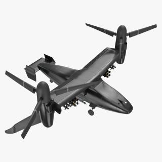 3D Combat Propeller Drone UAV