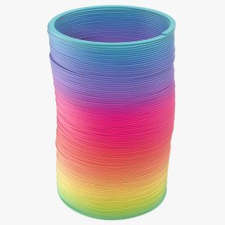 3D Rainbow Toy Spring model