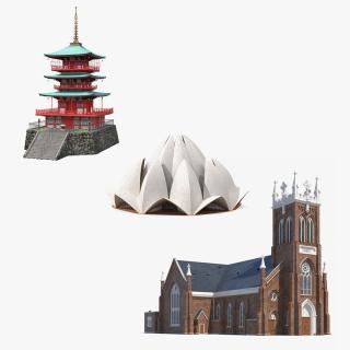 3D model Religious Buildings Collection