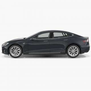 3D model Tesla Model S 100D 2017 Rigged