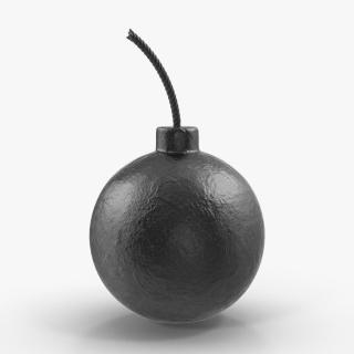 Old Round Bomb 3D model