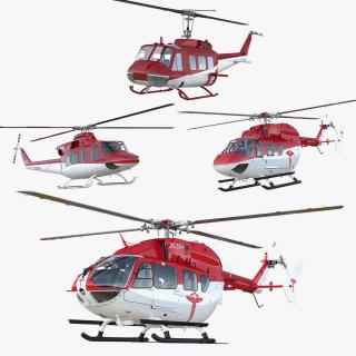 3D Air Ambulance Helicopters 3D Models Collection 3 model