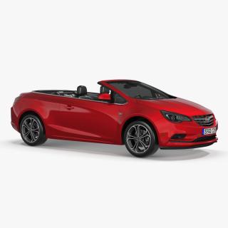 3D model Buick Cascada Cabriolet Convertible Red Color