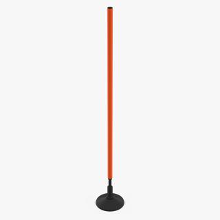 3D Slalom Pole With Base