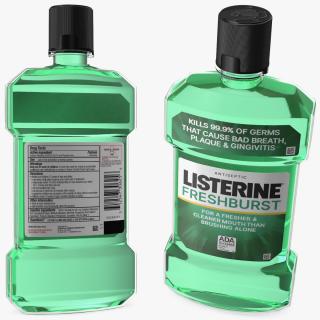 Listerine Freshburst Antiseptic Mouthwash 1L 3D model