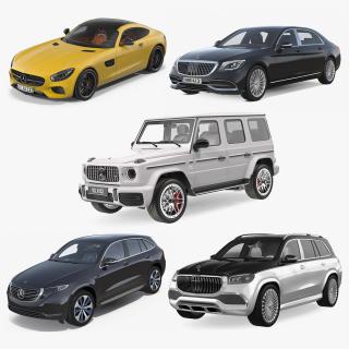 3D Mercedes Benz Cars Collection 2