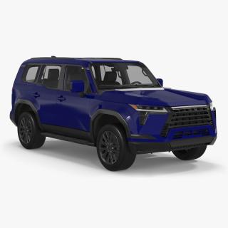 Luxury Off-Road SUV Blue 3D model