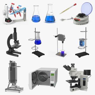 Lab Equipment Collection 3D model