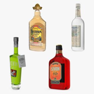 Alcoholic Drinks Collection 2 3D model