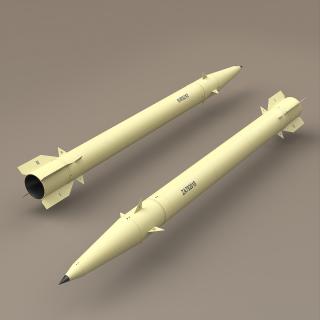 3D Fateh-110 Military Missile