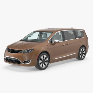 3D Family Minivan Rigged