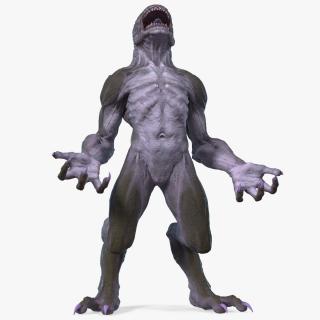 Monster Beast Standing Pose 3D