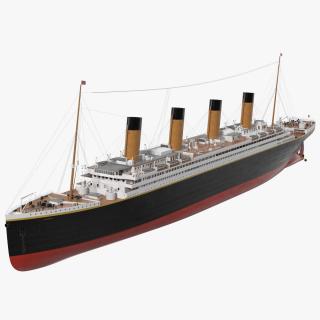 Olympic Ocean Liner 3D model