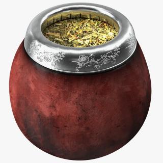 Yerba Calabaza with Mate 3D model