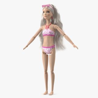 Barbie Doll Swimsuit Rigged 3D