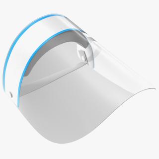 3D Clear Face Shield Visor model