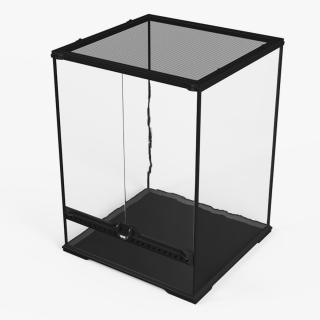 3D Empty Tall Terrarium for Reptiles model