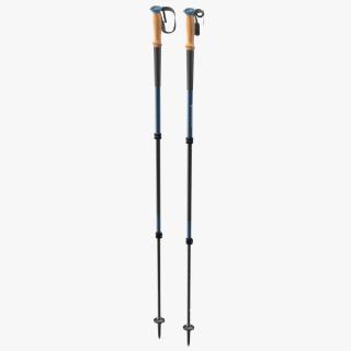 3D model Blue Black Diamond Carbon Trekking-Poles