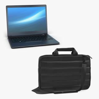 3D model Laptop and Carrying Case 3D Models Collection