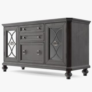 3D Antique Sideboard Venga model