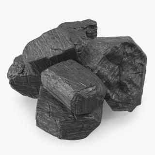 3D model Bituminous Coal Pile