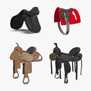 3D model Saddles Collection 2