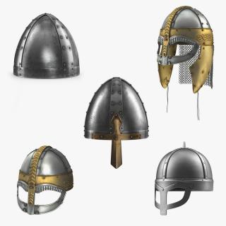 Viking Helmets Collection 2 3D