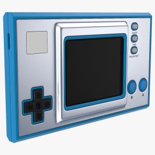 Handheld Game Console Turned Off 3D