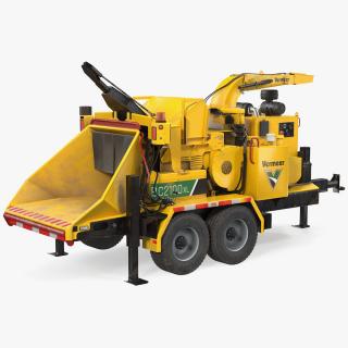 3D Vermeer BC2100XL Towed Wood Chipper Dirty