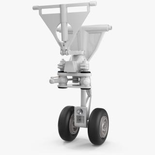 3D Aircraft Jet Front Landing Gear