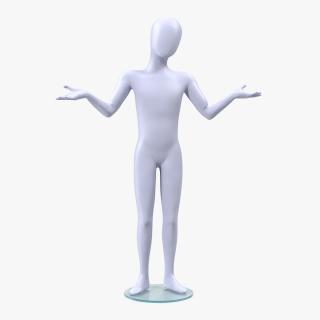 Child Mannequin Rigged 3D
