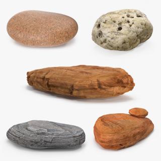 Stone Rocks Collection 5 3D model