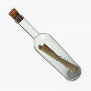 Message in a Bottle 3D model