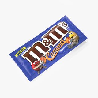 3D model Caramel M and Ms Candy Package