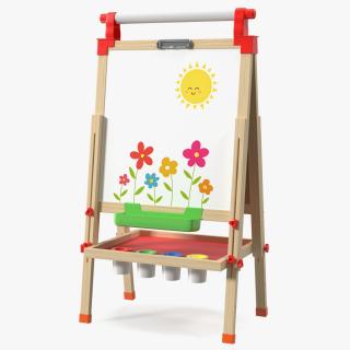 3D Childrens Whiteboard 38 Inches with Picture model