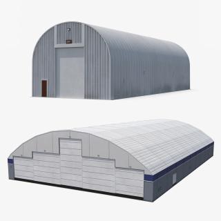 3D Hangars 3D Models Collection model