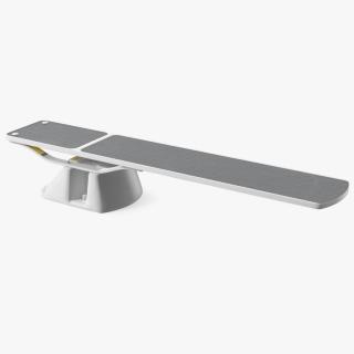 Pool Diving Board Gray 3D