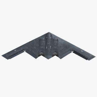 Stealth Bomber B-2 Spirit Rigged 3D